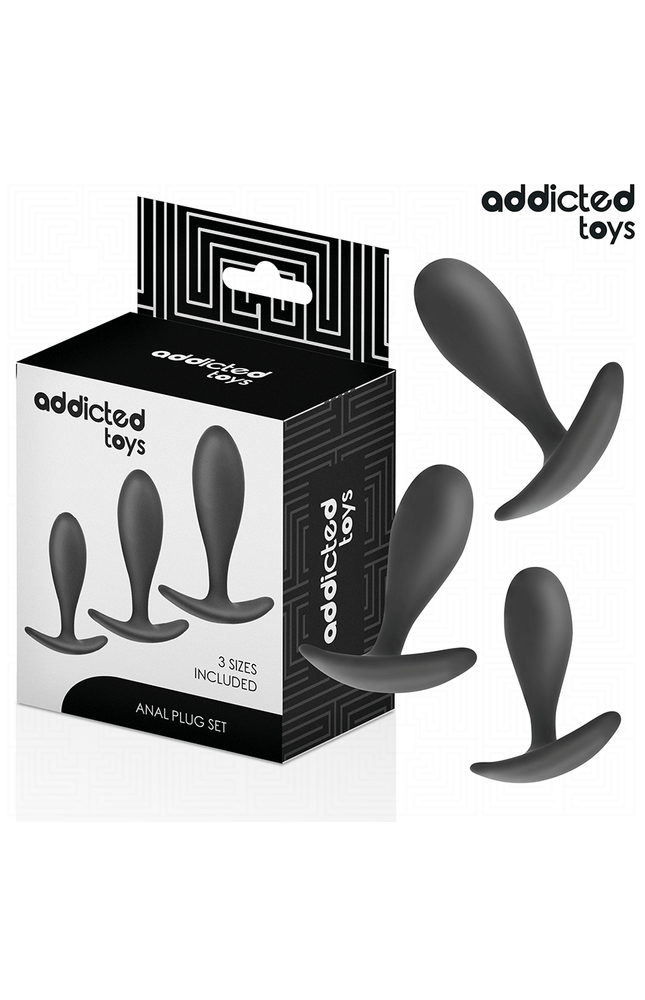 ADDICTED TOYS - SET DI 3 TAPPI ANALI MODELLO 2