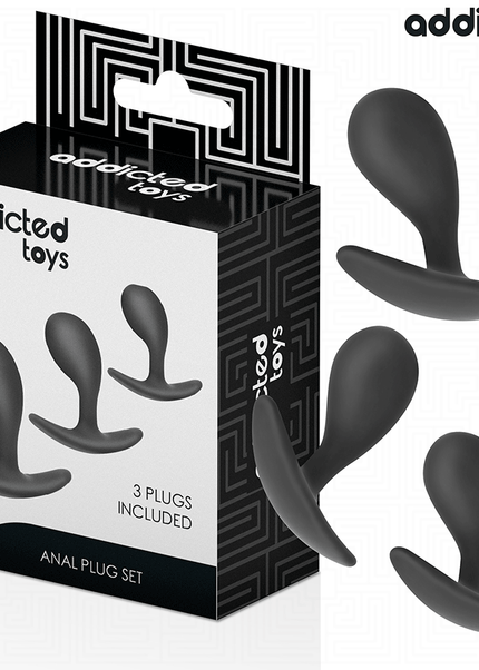 ADDICTED TOYS - SET DI 3 TAPPI ANALI MODELLO 3