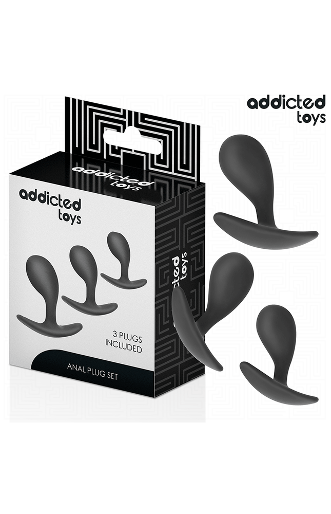 ADDICTED TOYS - SET DI 3 TAPPI ANALI MODELLO 3