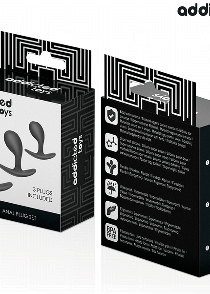 ADDICTED TOYS - SET DI 3 TAPPI ANALI MODELLO 3