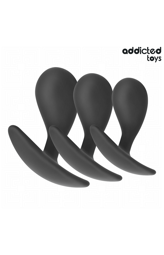 ADDICTED TOYS - SET DI 3 TAPPI ANALI MODELLO 3
