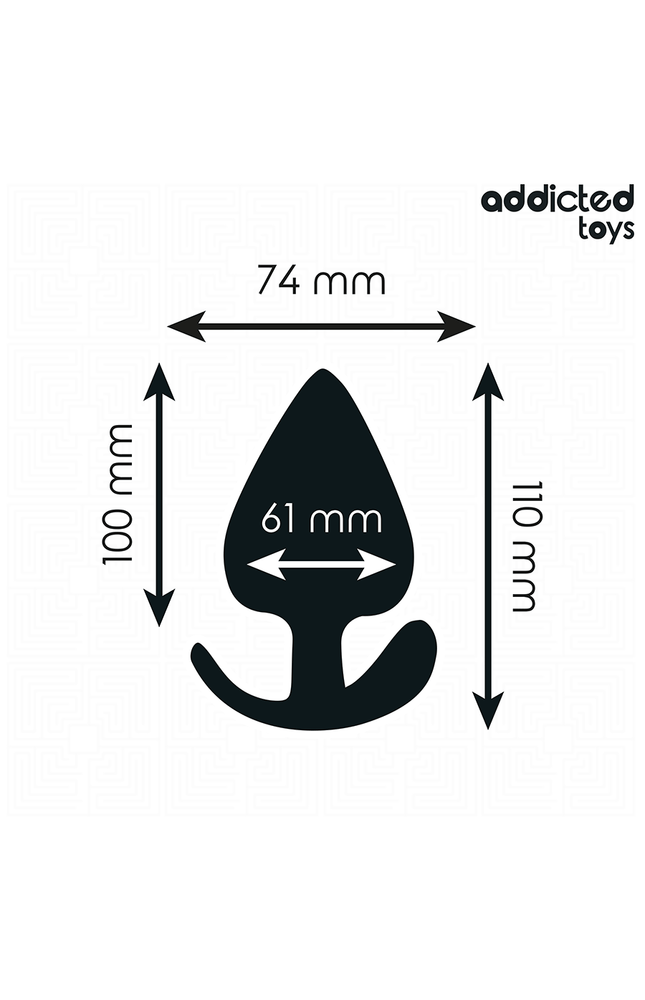 ADDICTED TOYS - TAPPO ANALE TAGLIA XXL 11 CM