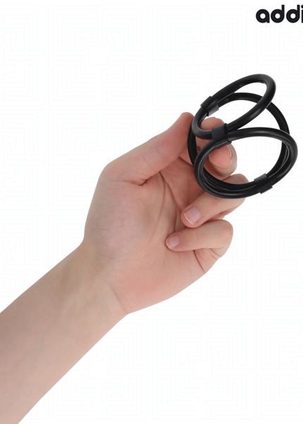 GIOCATTOLI DIPENDENTI - ANELLO PER PENE TRIPLO