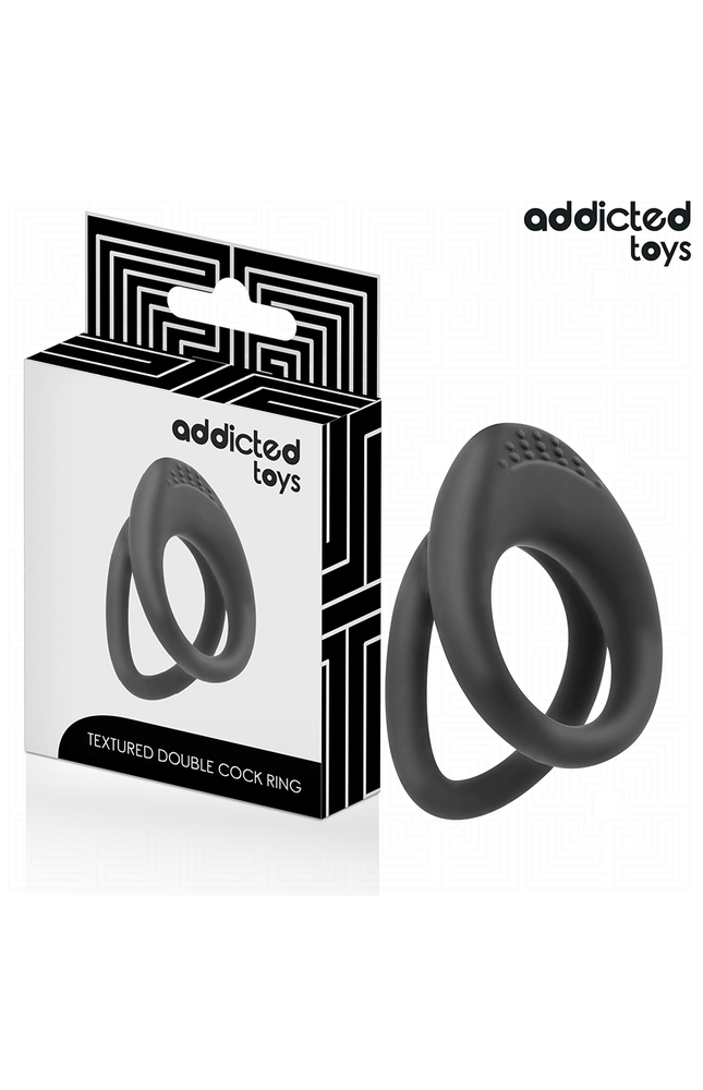 ADDICTED TOYS - ANELLO PER PENE A DOPPIA TEXTURE