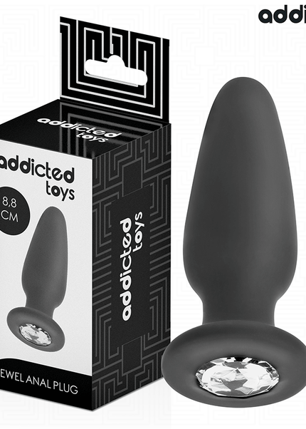 ADDICTED TOYS - PLUG ANALE CON GIOIELLO TAGLIA S 8,8 CM