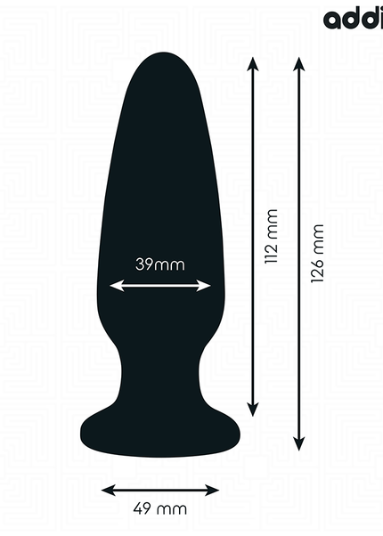 ADDICTED TOYS - PLUG ANALE CON GIOIELLO TAGLIA L 12,6 CM