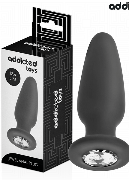 ADDICTED TOYS - PLUG ANALE CON GIOIELLO TAGLIA L 12,6 CM