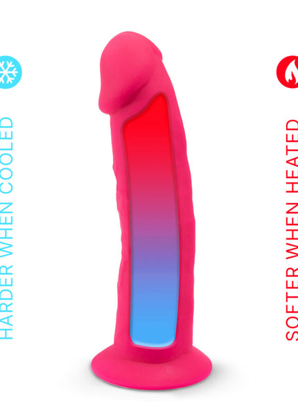 SILEXD - MODELLO PENE REALISTICO 2 ROSA + TELECOMANDO LRS 17 CM