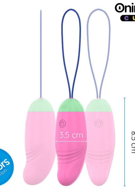 ONINDER CUTE - UOVO VIBRO-ROTANTE IN SILICONE 360° PER AMORE E PIACERE - APP GRATUITA IN TUTTO IL MONDO