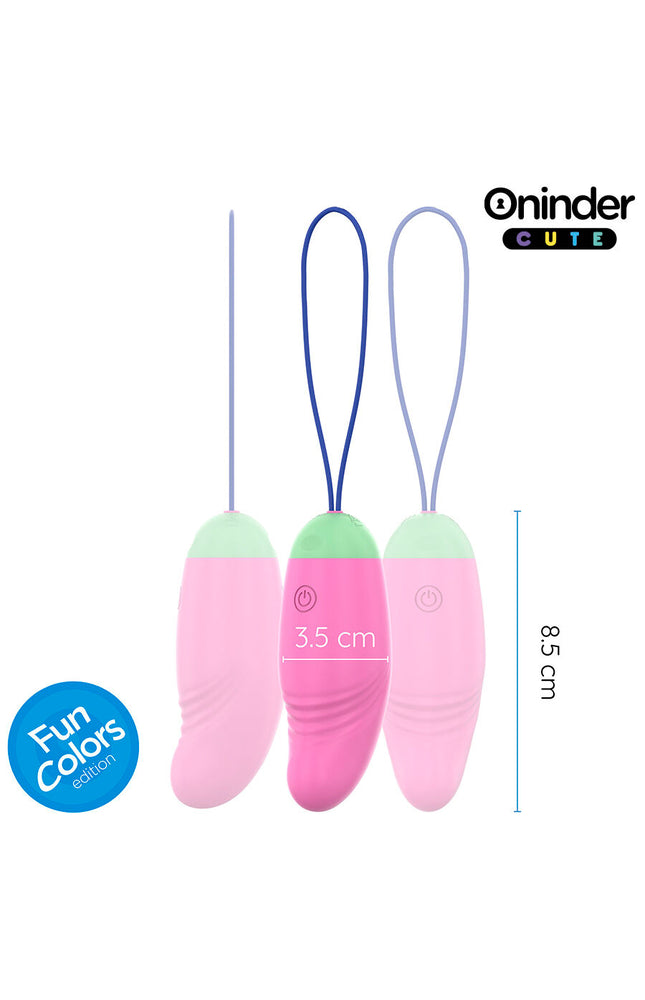 ONINDER CUTE - UOVO VIBRO-ROTANTE IN SILICONE 360° PER AMORE E PIACERE - APP GRATUITA IN TUTTO IL MONDO