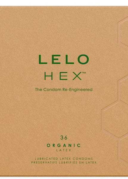LELO - PRESERVATIVI ORGANICI HEX CONFEZIONE DA 36 UNITÀ