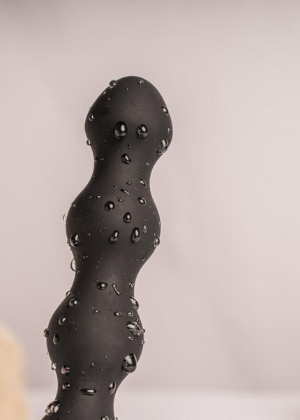 ROCKS-OFF - PETITE SENSATIONS PEARLS PLUG ANALE VIBRATORE NERO