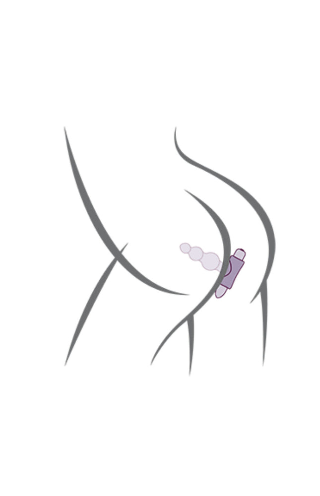 ROCKS-OFF - PETITE SENSATIONS BUBBLES PLUG ANALE VIBRATORE NERO