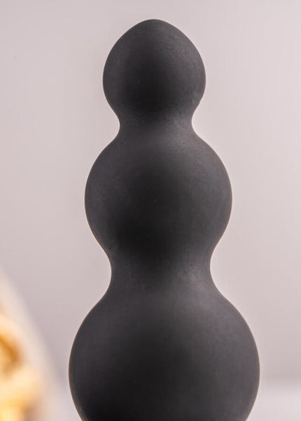 ROCKS-OFF - PETITE SENSATIONS BUBBLES PLUG ANALE VIBRATORE NERO