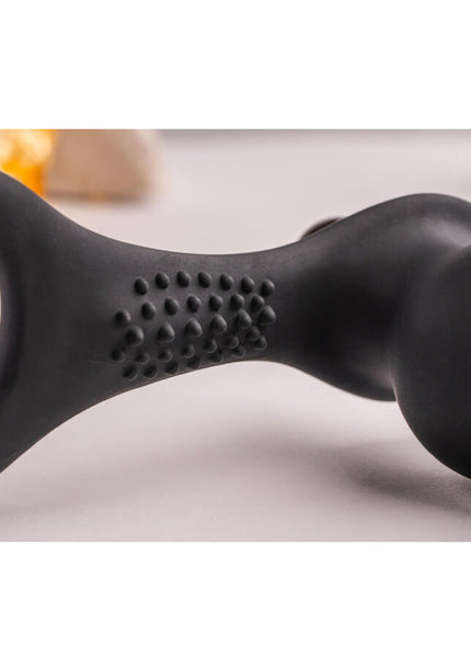 ROCKS-OFF - RO-ZEN RRO PLUG ANALE CON ANELLO VIBRANTE PER IL PENE NERO