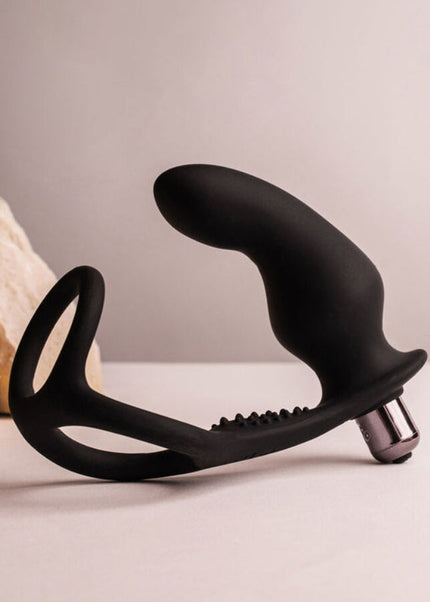 ROCKS-OFF - RO-ZEN RRO PLUG ANALE CON ANELLO VIBRANTE PER IL PENE NERO