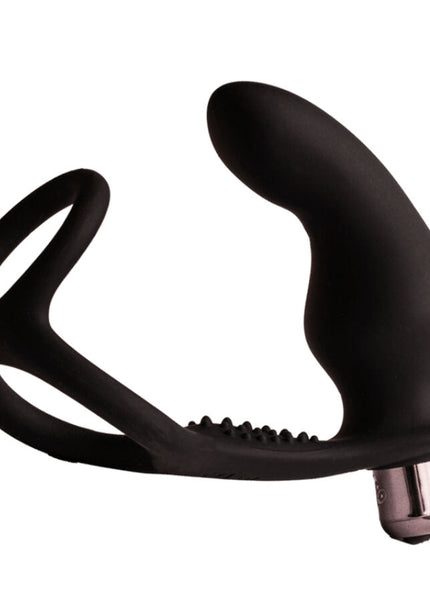 ROCKS-OFF - RO-ZEN RRO PLUG ANALE CON ANELLO VIBRANTE PER IL PENE NERO