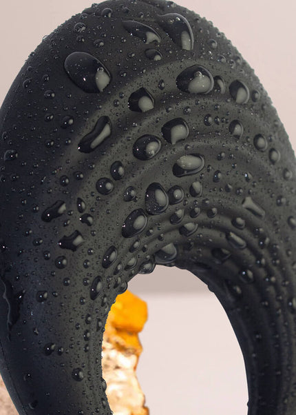 ROCKS-OFF - ANELLO VIBRANTE PER PENE SPIRE NERO