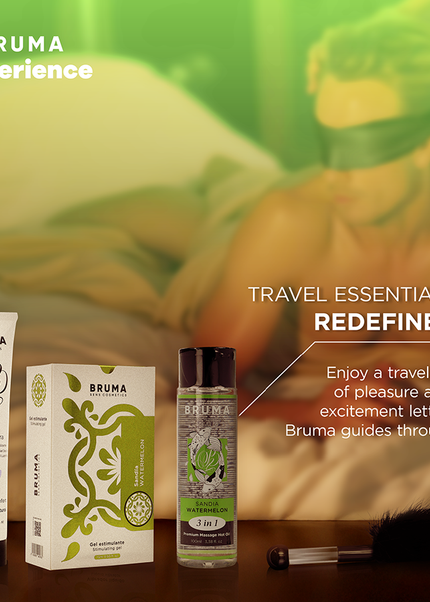 BRUMA XPERIENCE - KIT TENTAZIONE DOLCE ANGURIA CON POTENZIATORE DI ORGASMO