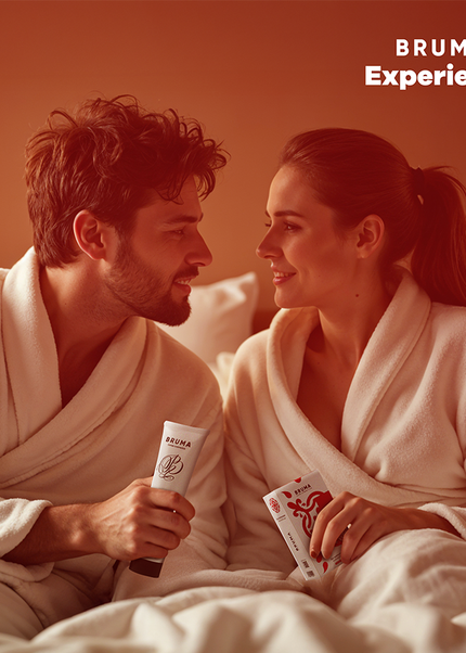 BRUMA XPERIENCE - KIT TENTAZIONE DOLCE ALLA FRAGOLA CON POTENZIATORE DI ORGASMO