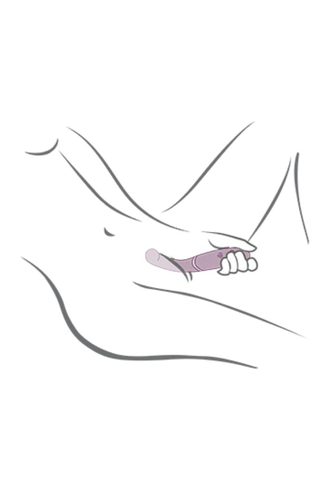 ROCKS-OFF - GEMINI DOPPIO VIBRATORE STIMOLATORE DEL CLITORIDE PUNTO G VIOLA