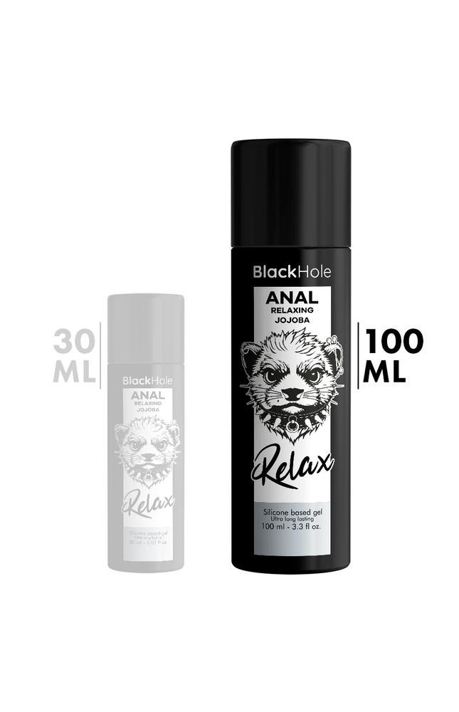 BLACK HOLE - RILASSANTE ANALE JOJOBA RELAX BASE SILICONE 100 ML