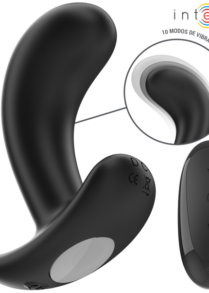 INTENSE - CHANDLER ANAL PLUG 10 VIBRAZIONI NERO TELECOMANDO