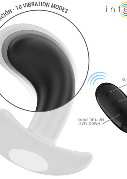 INTENSE - CHANDLER ANAL PLUG 10 VIBRAZIONI NERO TELECOMANDO