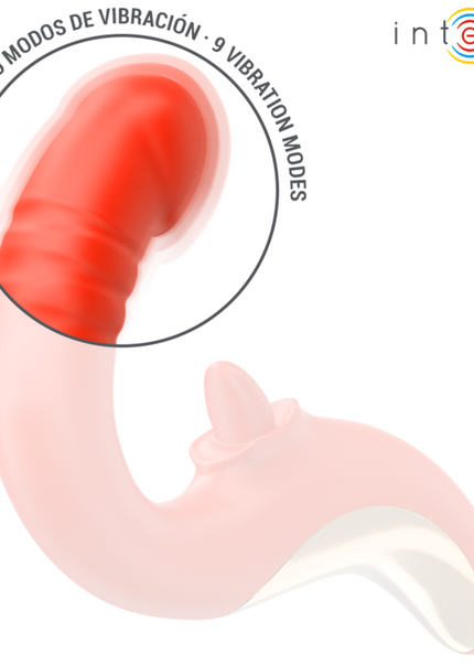 INTENSE - PAULINA VIBRATORE E STIMOLATORE A FORMA DI U ROSSO