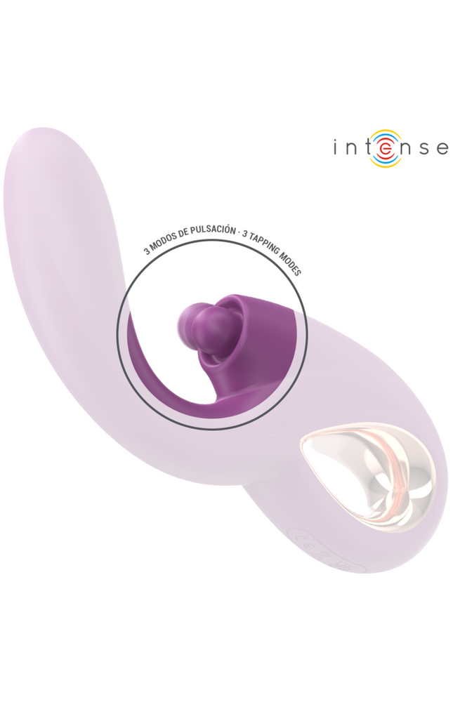 INTENSE - LALI VIBRATORE MULTIFUNZIONE PUNTO G TAPPING &amp; THRUST &amp; VIBRATION VIOLA
