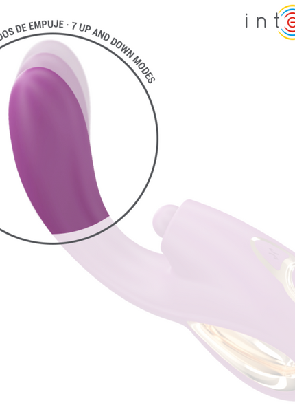 INTENSE - LALI VIBRATORE MULTIFUNZIONE PUNTO G TAPPING &amp; THRUST &amp; VIBRATION VIOLA