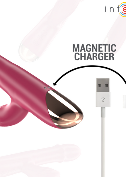 INTENSE - CHLOE VIBRATORE MULTIFUNZIONE 3 IN 1 ROSSO