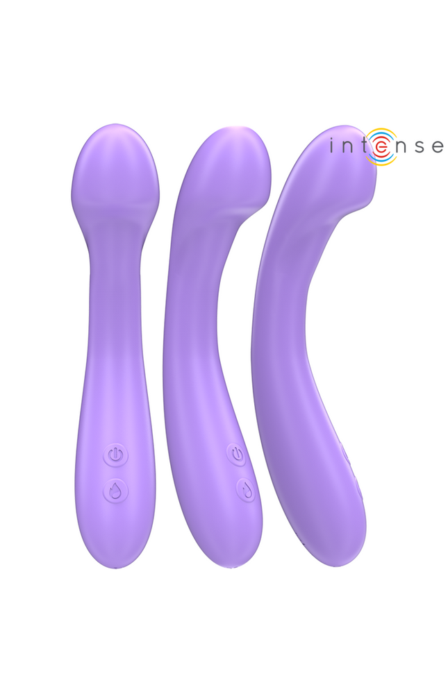INTENSO - VIBRATORE BECKY 19 CM RISCALDABILE 7 VIBRAZIONI VIOLA