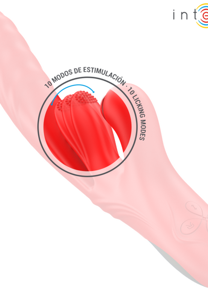 INTENSO - VIBRATORE MULTIFUNZIONE ROSALIA 3 IN 1 ROSSO