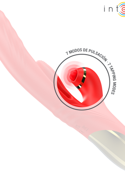 INTENSO - VIBRATORE MULTIFUNZIONE ROSALIA 3 IN 1 ROSSO