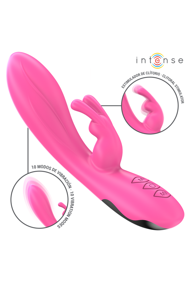INTENSE - VIBRATORE RANDALL RABBIT 10 VIBRAZIONI ROSA