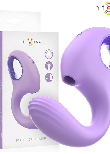 INTENSE - VIBRATORE E STIMOLATORE BAXTER VIOLA