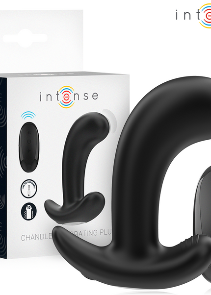 INTENSE - CHANDLER ANAL PLUG 10 VIBRAZIONI NERO TELECOMANDO