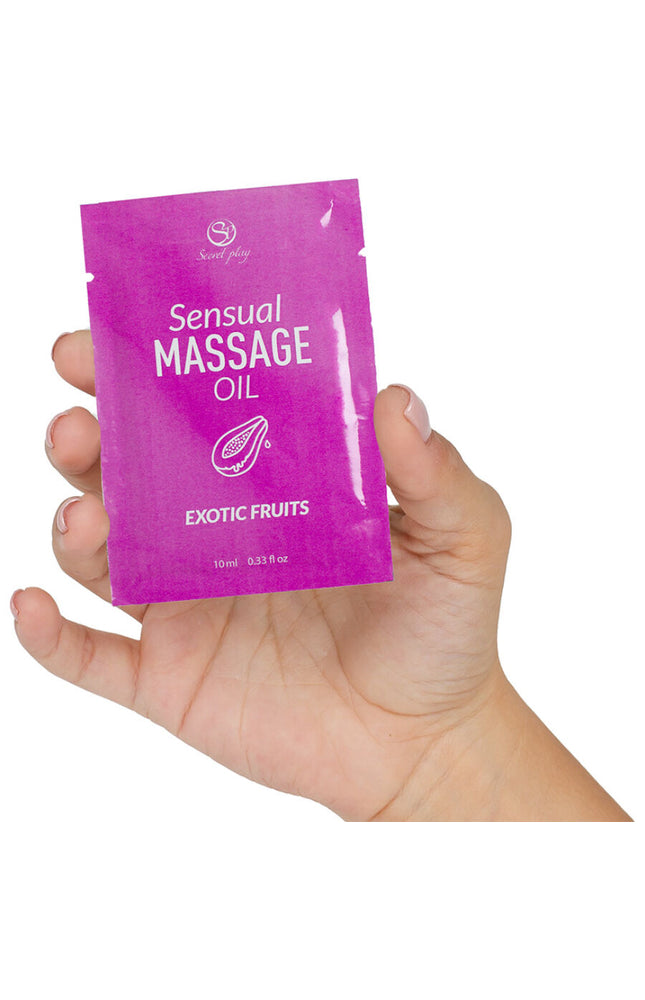 SECRETPLAY - OLIO DA MASSAGGIO MONODOSE AI FRUTTI ESOTICI 10 ML