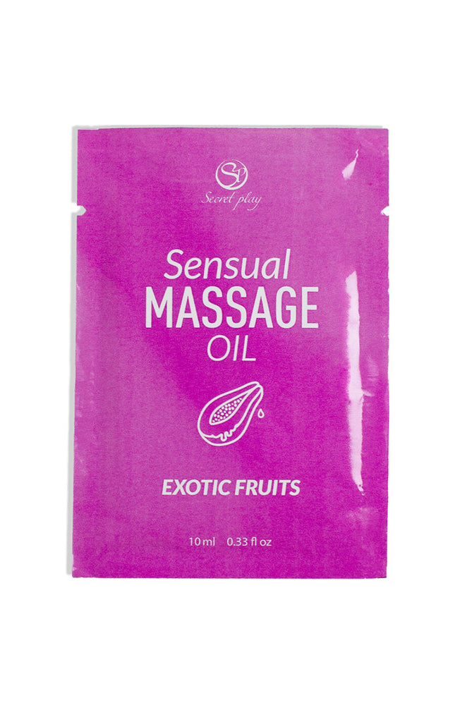 SECRETPLAY - OLIO DA MASSAGGIO MONODOSE AI FRUTTI ESOTICI 10 ML