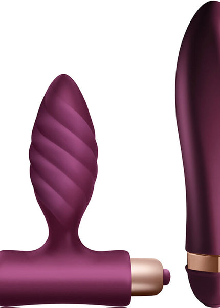 CLIMAXIMUM - DESIRE KIT VIBRATORE TWISTED + PLUG ANALE