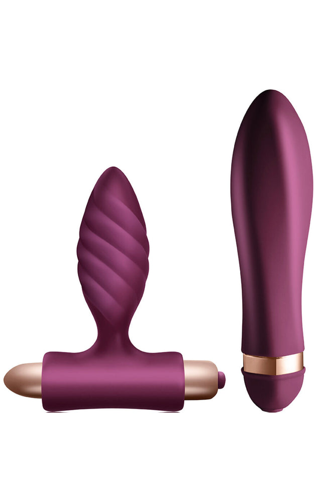 CLIMAXIMUM - DESIRE KIT VIBRATORE TWISTED + PLUG ANALE