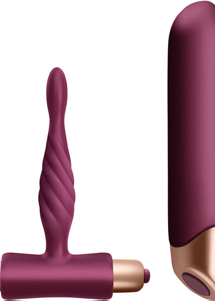 CLIMAXIMUM - KIT RAPTURE VIBRATORE CLASSICO + PLUG ANALE PER PRINCIPIANTI