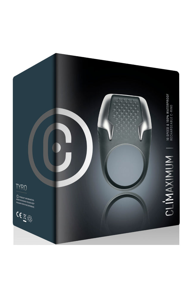 CLIMAXIMUM - ANELLO VIBRANTE PER IL PENE TYRO CON LUCI LED