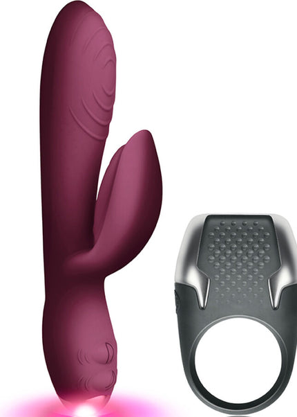 CLIMAXIMUM - LAMOUR KIT VIBRATORE CONIGLIO + ANELLO PER IL PENE A LED