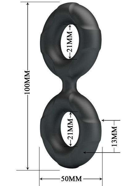 CRAZY BULL - RADWAN DOPPIO ANELLO IN SILICONE MODELLO 19