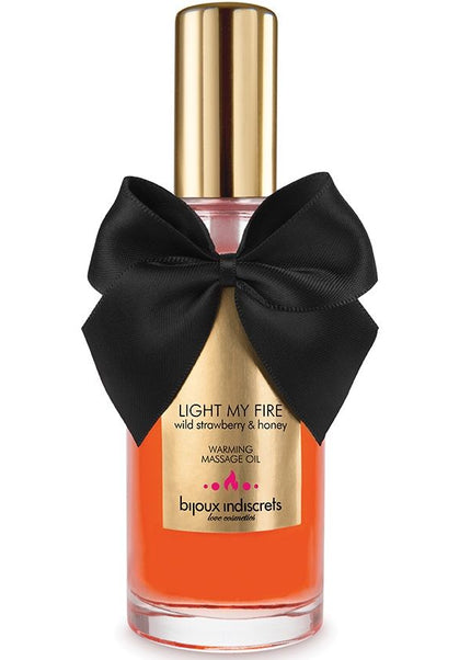 BIJOUX - OLIO DA MASSAGGIO EFFETTO CALDO AROMA FRAGOLA