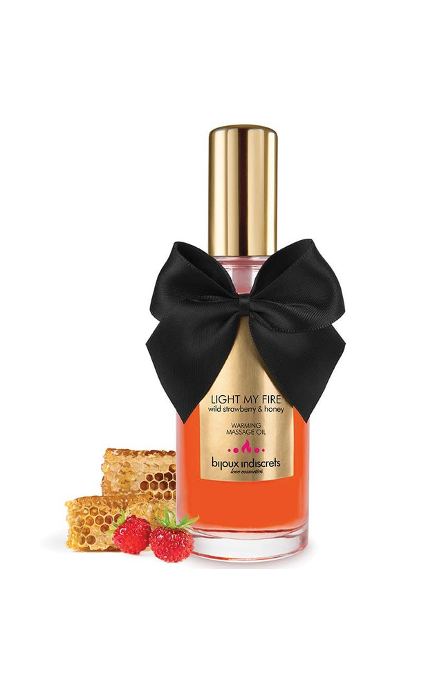 BIJOUX - OLIO DA MASSAGGIO EFFETTO CALDO AROMA FRAGOLA