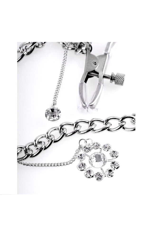 SERIE FETISH FANTASY - MORSETTI PER CAPEZZOLI IN CRISTALLO