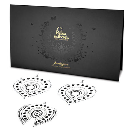 BIJOUX - INDISCRETS FLAMBOYANT NERO &amp; ARGENTO